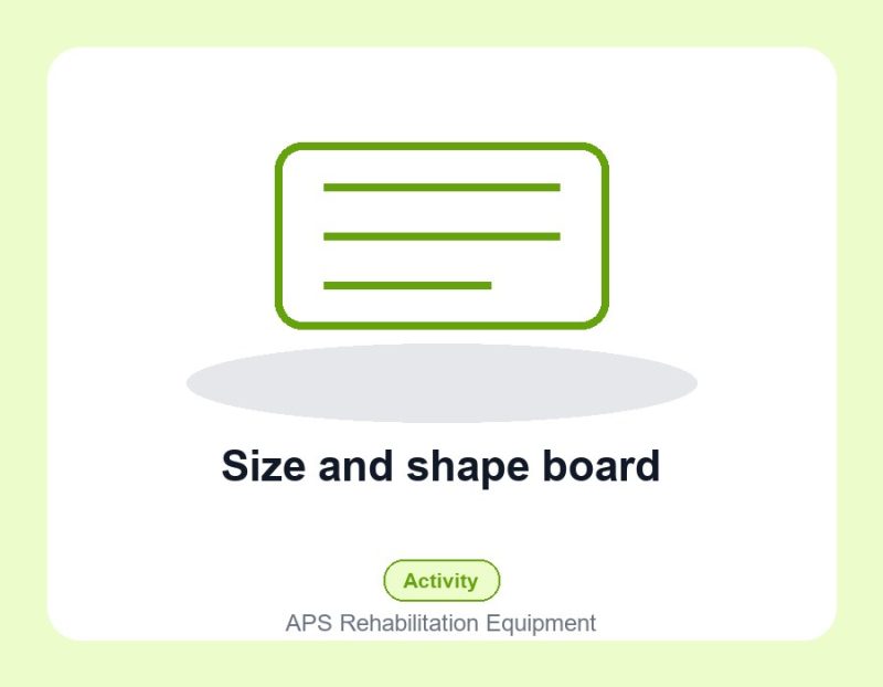 Size and shape board