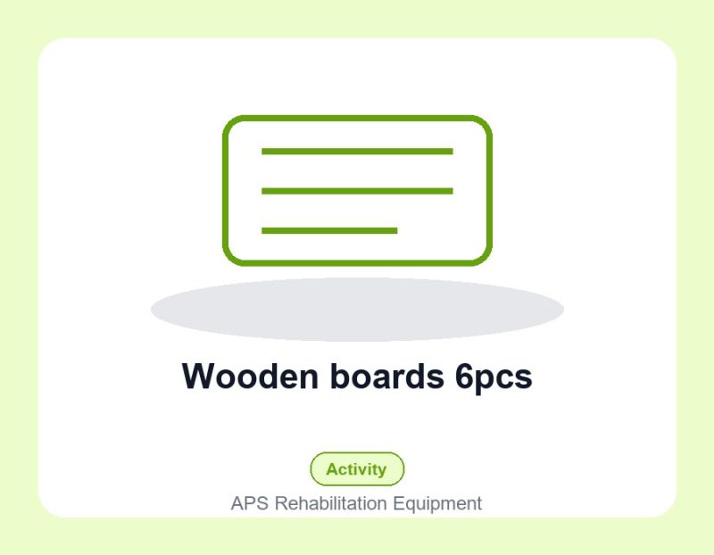 Wooden boards 6pcs