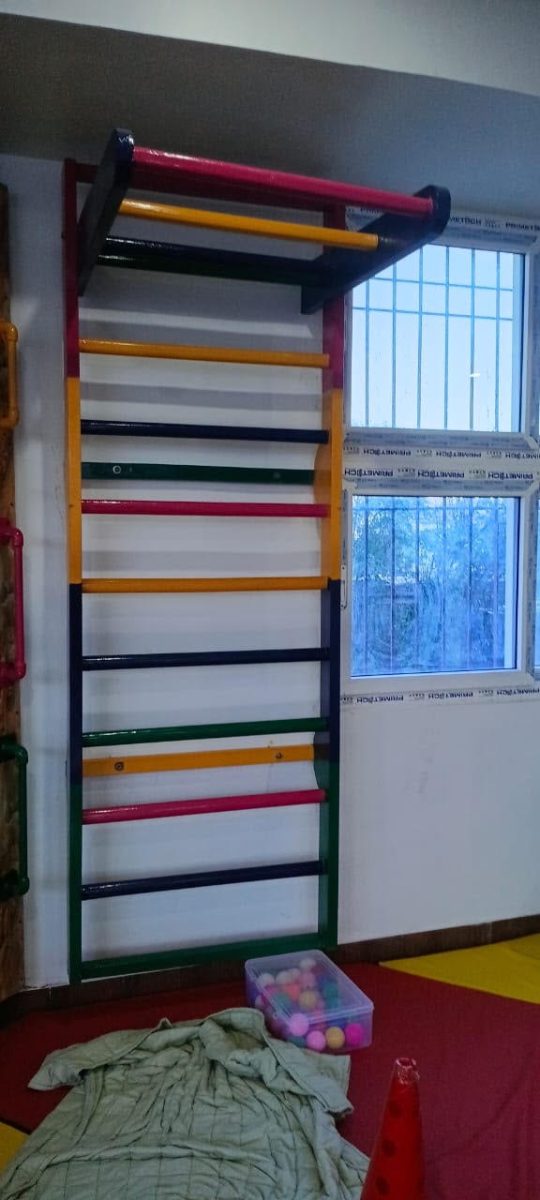 Wooden Single Side Monkey Bar